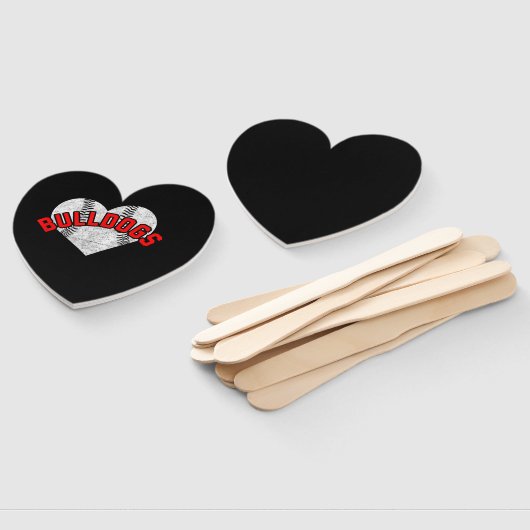 Éventail Équipe mascot de baseball (Non-assemblé)