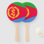 Éventail Eritrea flag Set of Fans (Devant et derrière)