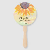 Éventail Été Réunion Famille (Dos)