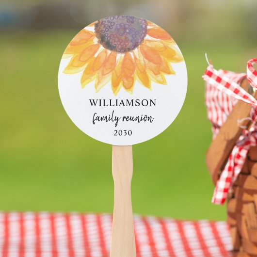 Éventail Été Réunion Famille