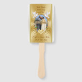 Éventail Étonnant or Mariage Anniversaire du programme Fans (Devant)