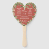 Éventail Eucalyptus Starfish Automne Automne terracotta coe (Dos)