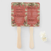 Éventail Eucalyptus Starfish Automne Terre d'automne (Devant et derrière)