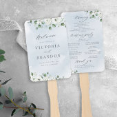 Éventail Eucalyptus Vert fleuris programmes de mariage rust