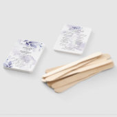 Éventail Eventail à main Programme de feuillage Violet Prun (Non-assemblé)