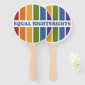 Éventail Eventails de main Equal Rights (Devant et derrière)