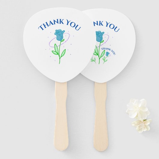 Éventail :Éventails palettes (Devant et derrière)