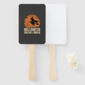 Éventail Fabricant de baseball Halloween Graphique de sorci (Devant et derrière)