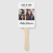 Éventail Faire-part d'obtention d'une licence photo (Dos)