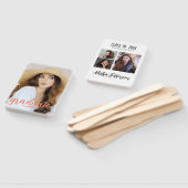 Éventail Faire-part d'obtention d'une licence photo (Non-assemblé)