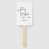 Éventail Famille Réunion, Famille Tribe Main (Dos)