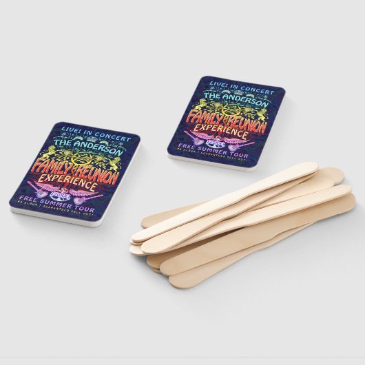 Éventail Family Reunion Band Retro les années 70 Concert Lo (Non-assemblé)