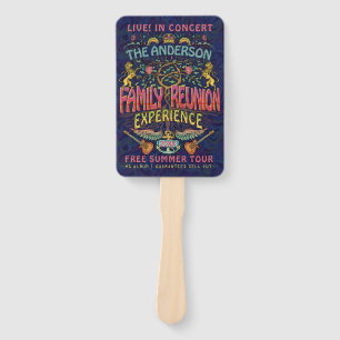 Éventail Family Reunion Band Retro les années 70 Concert No