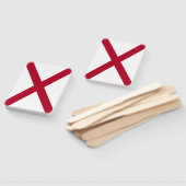 Éventail Fan à main avec drapeau de l'Alabama, USA (Non-assemblé)