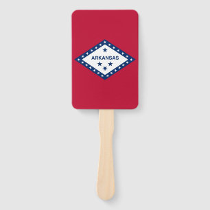 Éventail Fan à main avec drapeau de l'Arkansas, États-Unis