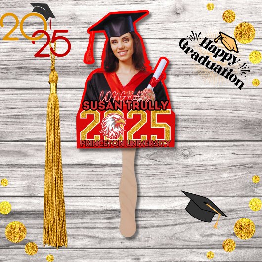 Éventail Fan de fin d'études 2025 sur mesure pour le second