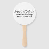 Éventail Fan de l'église (Dos)