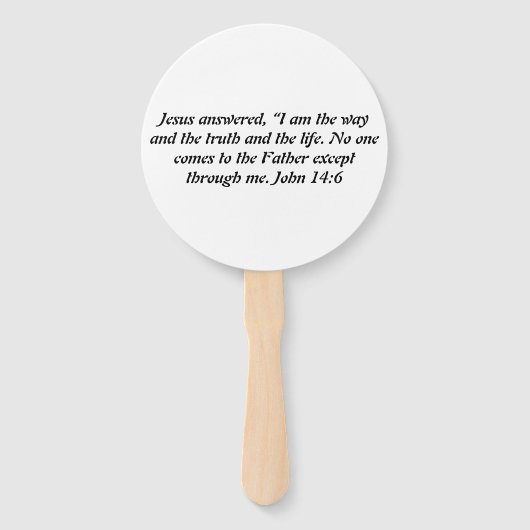 Éventail Fan de l'église (Dos)