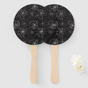 Éventail Fan de main du motif de toile d'araignée de