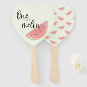 Éventail FAN One dans une pastèque Melon (Devant et derrière)