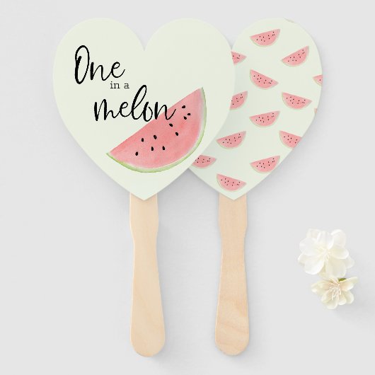 Éventail FAN One dans une pastèque Melon (Devant et derrière)