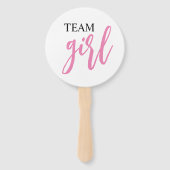 Éventail Fans aux signes de la fête de révélation de genre (Dos)