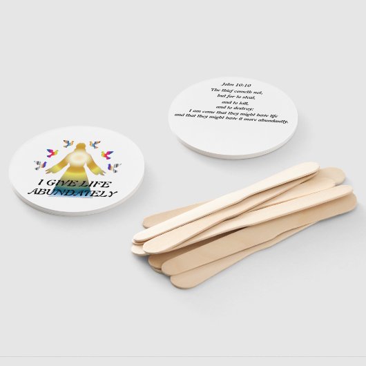 Éventail Fans d'église (Non-assemblé)