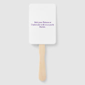 Éventail Fans Mis Quince Personnaliser Main (Dos)