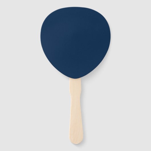 Éventail Fans Oxford Blue Teardrop personnalisés (Devant)