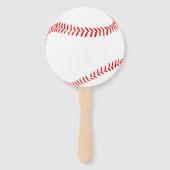 Éventail Fans personnalisés de nom d'équipe de baseball pou (Dos)