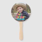 Éventail Fans photo personnalisés Anniversaire (Devant)