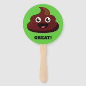 Éventail Fantastiques POOP texte personnalisé (Devant)