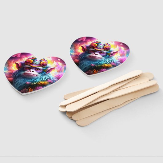 Éventail Fantasy Monkey (Non-assemblé)