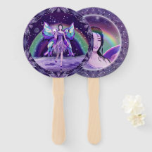 Fée de pluie violette