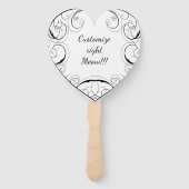 Éventail Fées d'ombre (Dos)