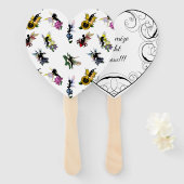 Éventail Fées d'ombre (Devant et derrière)