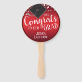 Éventail Félicitations à Notre Classe de Grad de 2024 (Devant)