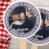 Éventail Félicitations Grand Moderne Simple Étoiles Photo p