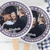 Éventail Félicitations Grand Moderne Simple Étoiles Photo p