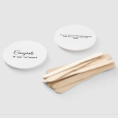 Éventail Félicitations minimales simples nom de la retraite (Non-assemblé)