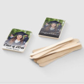 Éventail félicitations photo graduation élégant (Non-assemblé)