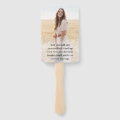 Éventail Félicitations pour votre diplôme Modern Script 2 P (Dos)