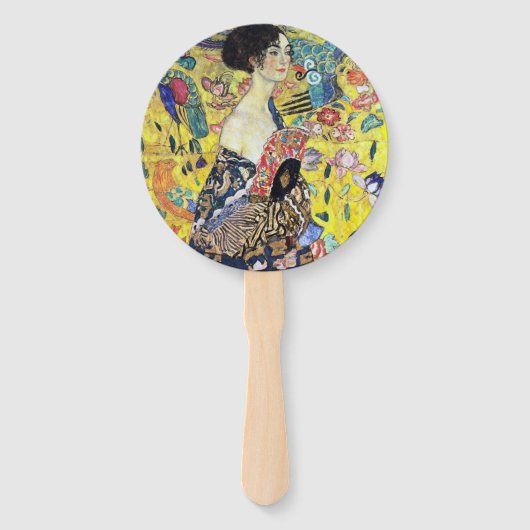 Éventail Femme avec ventilateur par Gustav Klimt (Dos)