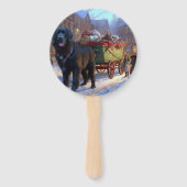 Éventail Festin de Noël à Terre-Neuve (Dos)