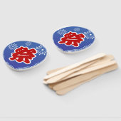 Éventail Festival d'été japonais Uchiwa Han (Non-assemblé)