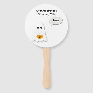 Éventail Fête d'anniversaire Halloween Design de fantôme