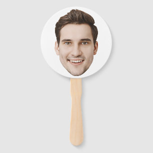 Éventail Fête de Bachelorette Visage Personnalisé Anniversa