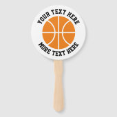 Éventail Fête de graduation de basket-ball sur mesure photo (Devant)