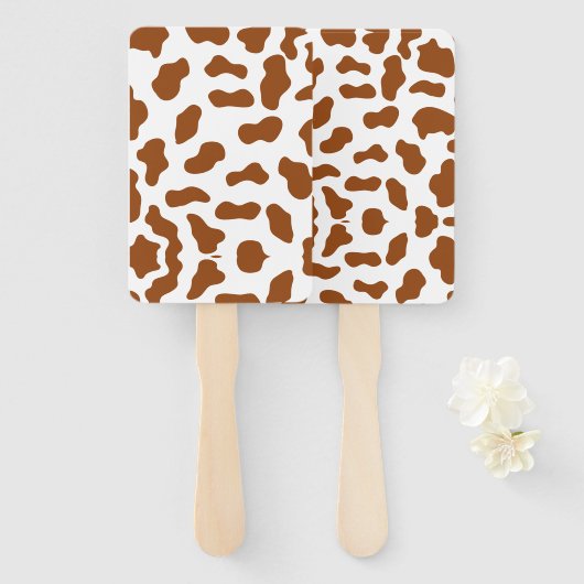 Éventail Fête de la vache - (Devant et derrière)