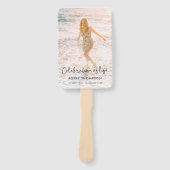 Éventail Fête de la vie élégante Ordre de service Funéraill (Devant)